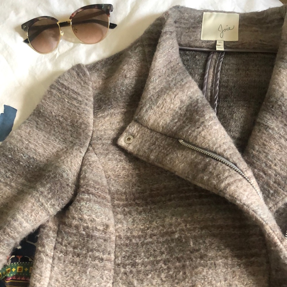 NWOT Joie Sweater Moto Jacket